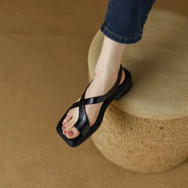 Chloe™| Adela Leather Sandals - Benjamin New York