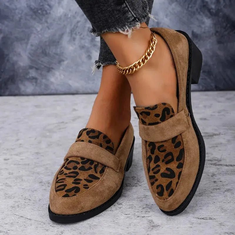 Chloe™| Karla Leopard Shoes - Benjamin New York