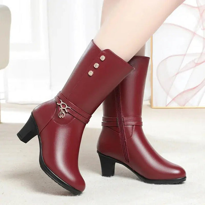 Chloe™| Arabella Leather Boots - Benjamin New York