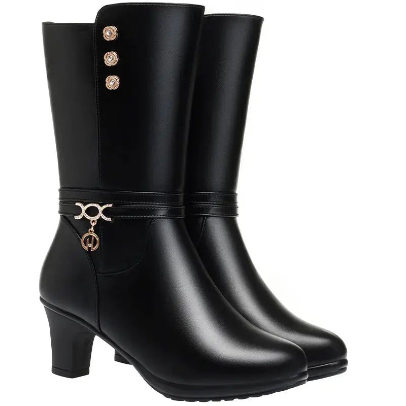 Chloe™| Arabella Leather Boots - Benjamin New York