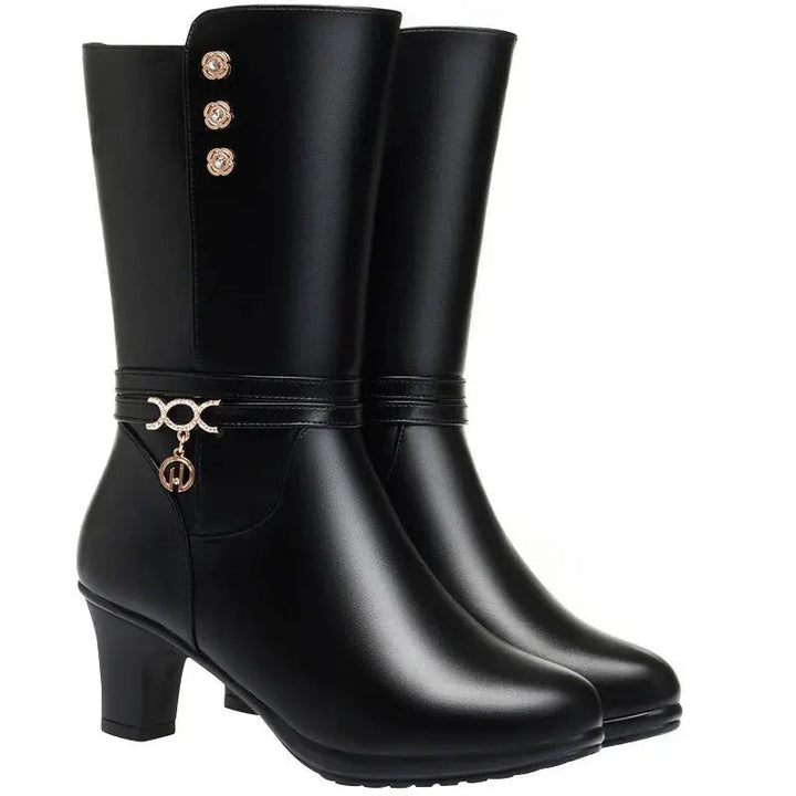 Chloe™| Arabella Leather Boots - Benjamin New York