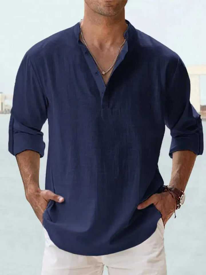 Charlie™ | Breathable Linen Shirt - Benjamin New York