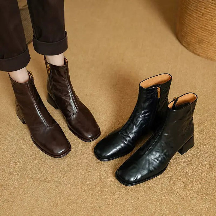 Chloe™| Averick Leather Boots - Benjamin New York