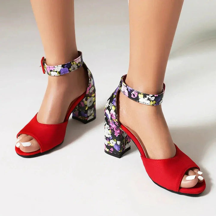 Chloe™| Fioretta Elegant Heels - Benjamin New York