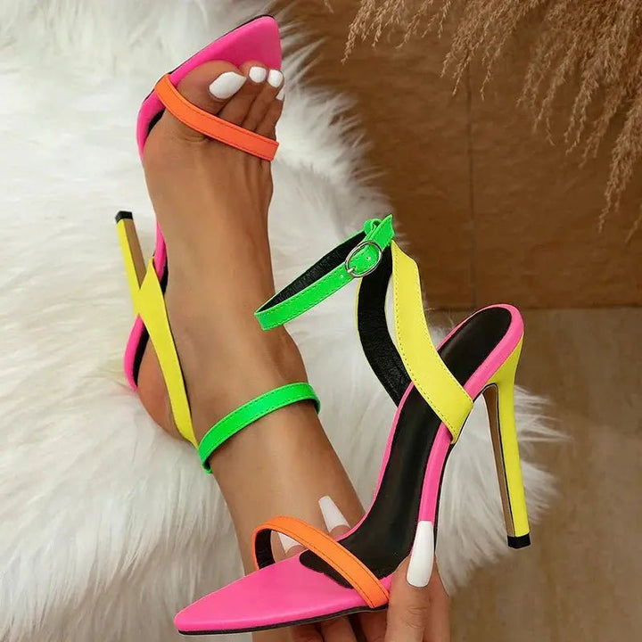 Chloe™| Neon Stiletto Heels - Benjamin New York