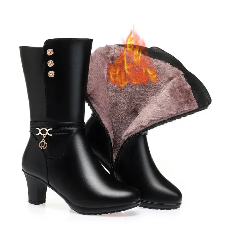 Chloe™| Arabella Leather Boots - Benjamin New York