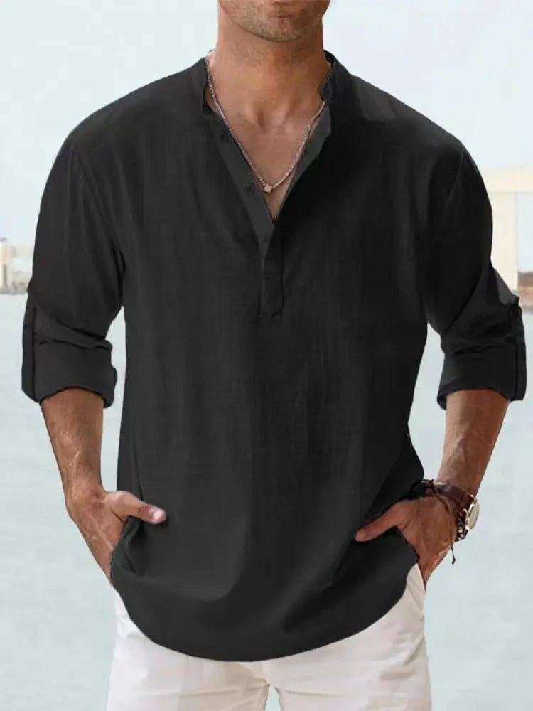 Charlie™ | Breathable Linen Shirt - Benjamin New York