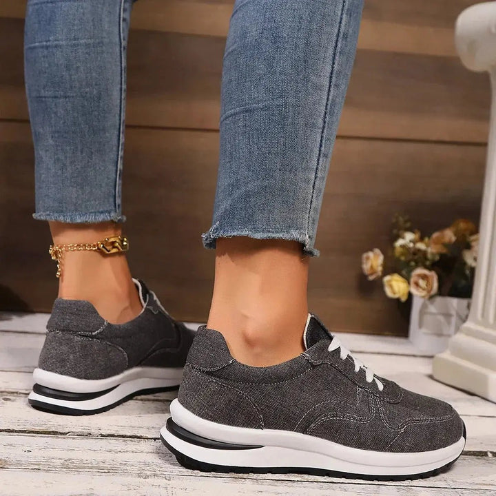 Chloe™| Denim Sneakers - Benjamin New York
