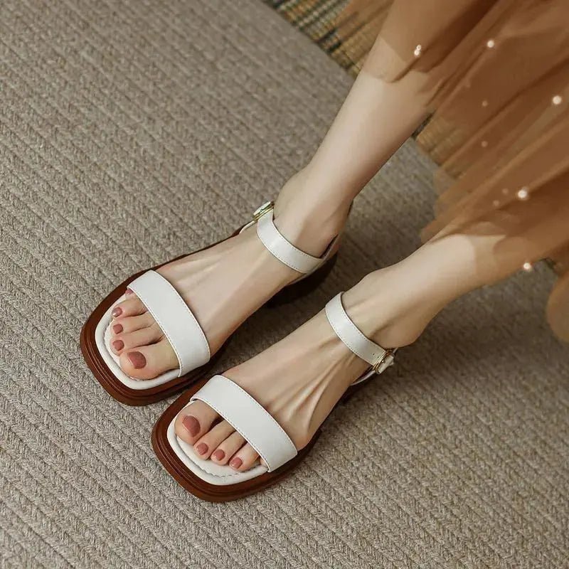 Chloe™| Juneya Leather Sandals - Benjamin New York