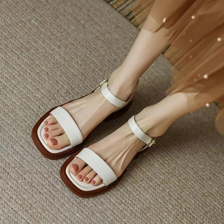Chloe™| Juneya Leather Sandals - Benjamin New York