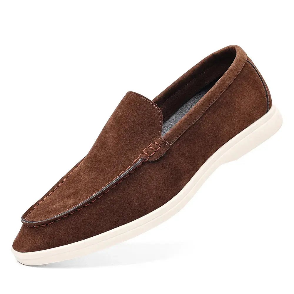 Theo Clark Suede Loafers - Benjamin New York