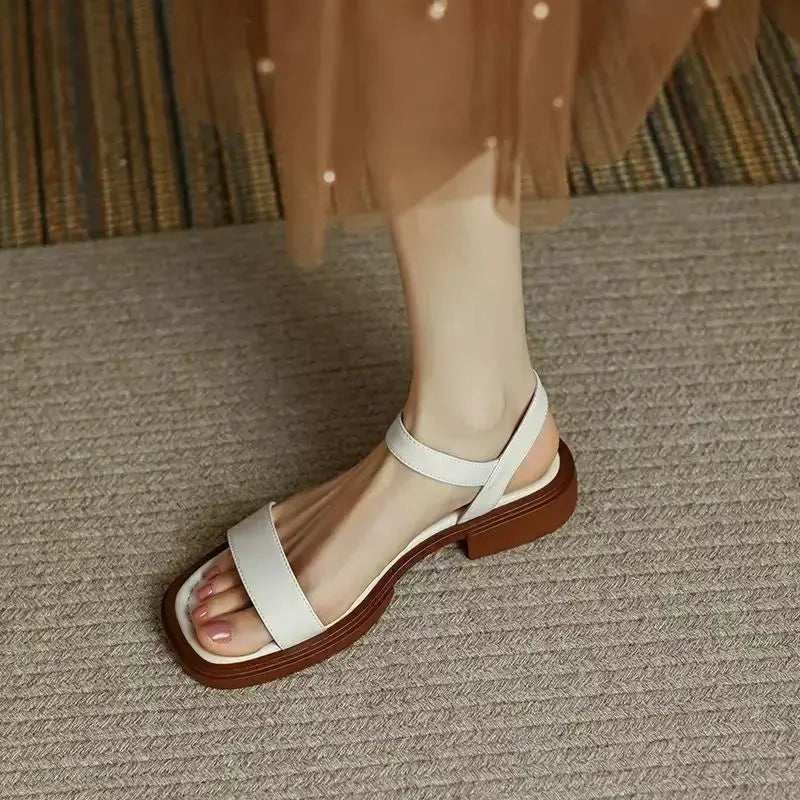 Chloe™| Juneya Leather Sandals - Benjamin New York