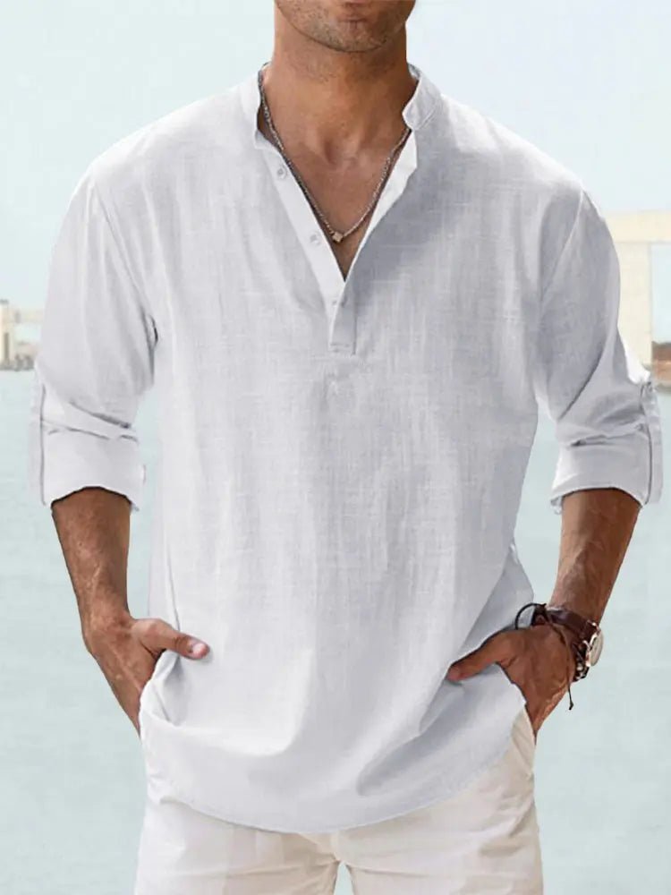 Charlie™ | Breathable Linen Shirt - Benjamin New York