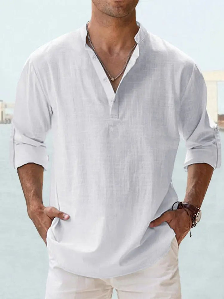 Charlie™ | Breathable Linen Shirt - Benjamin New York