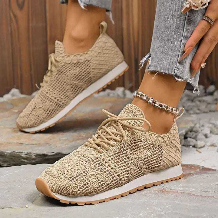 Chloe™| Ferana Orthopedic Lace Sneakers - Benjamin New York