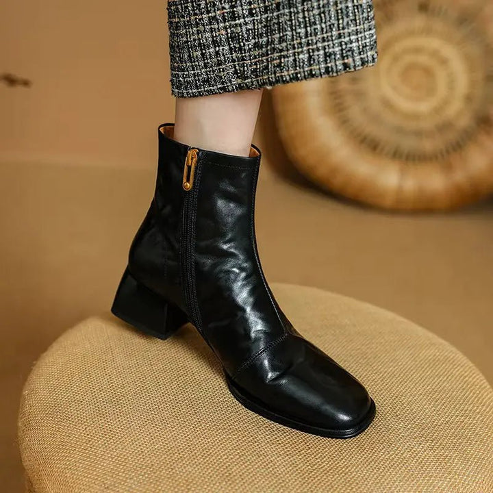Chloe™| Averick Leather Boots - Benjamin New York