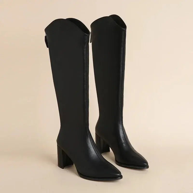 Chloe™| Isolde Leather Boots - Benjamin New York