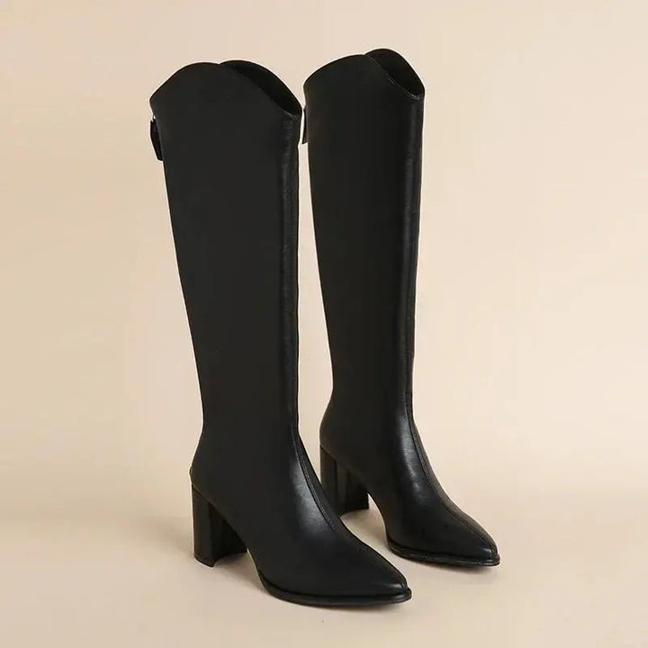 Chloe™| Isolde Leather Boots - Benjamin New York