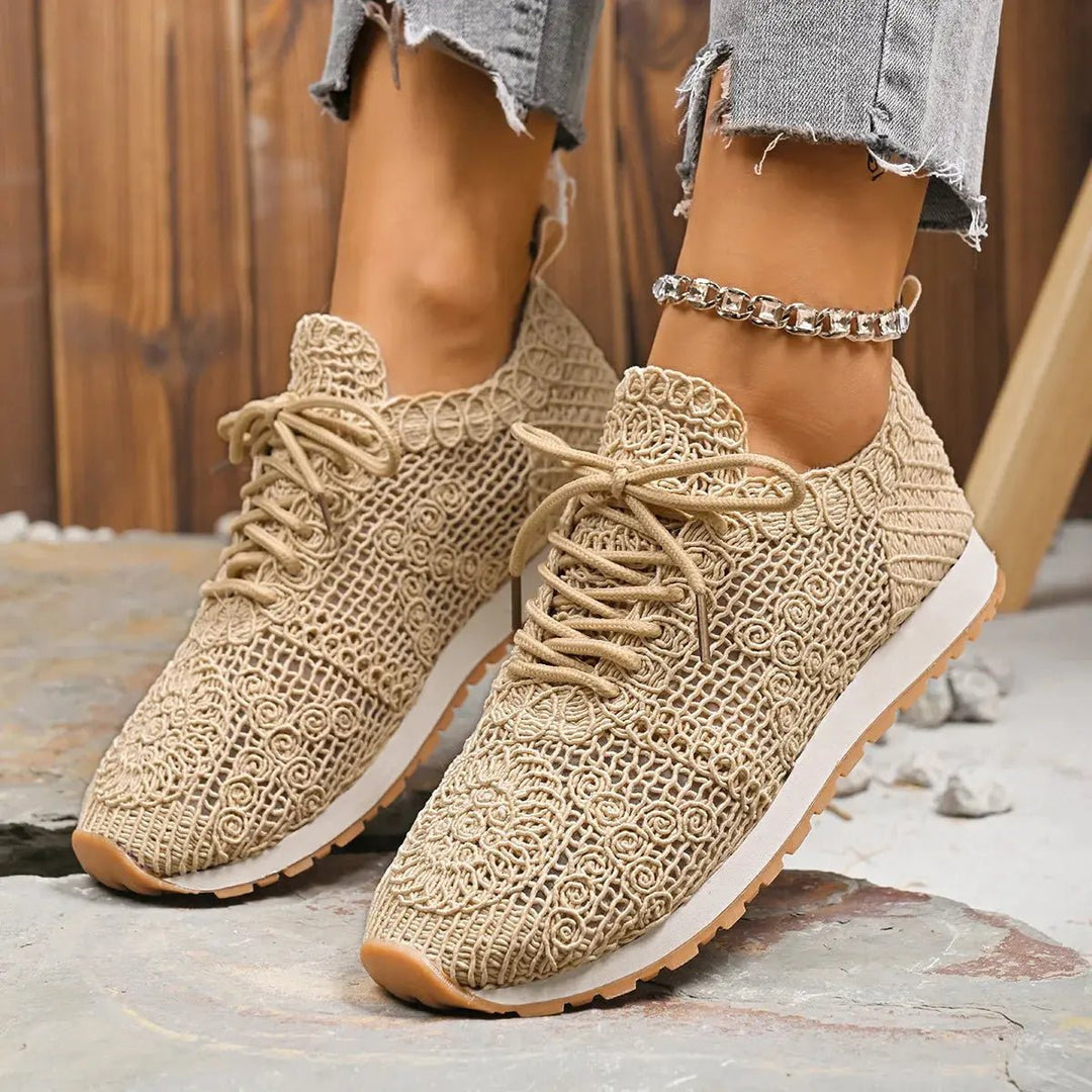 Chloe™| Ferana Orthopedic Lace Sneakers - Benjamin New York