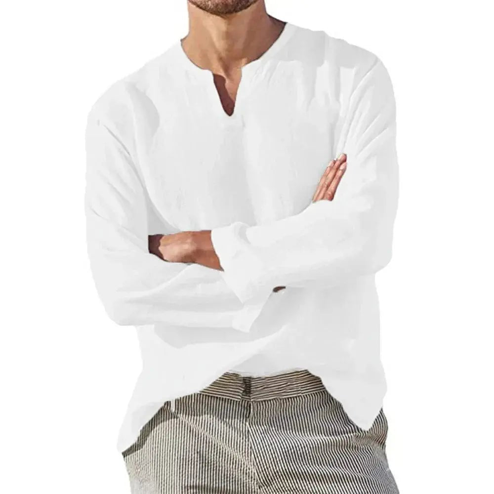 Michael | Relaxed Fit Long Sleeve Shirt - Benjamin New York