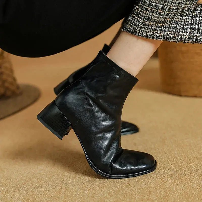 Chloe™| Averick Leather Boots - Benjamin New York