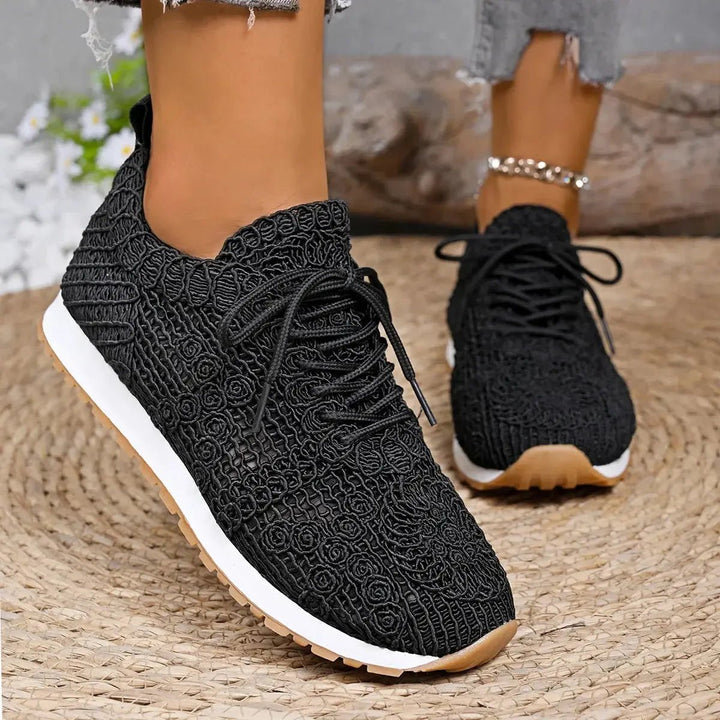 Chloe™| Ferana Orthopedic Lace Sneakers - Benjamin New York