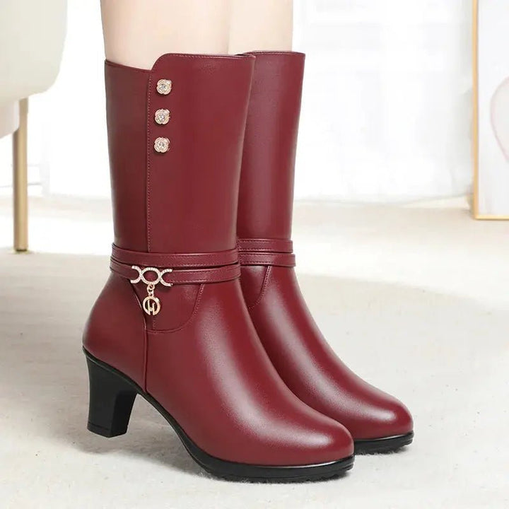 Chloe™| Arabella Leather Boots - Benjamin New York