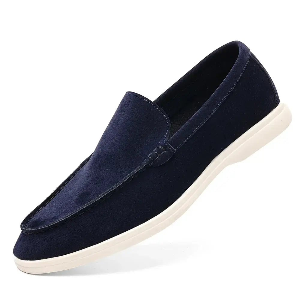 Theo Clark Suede Loafers - Benjamin New York