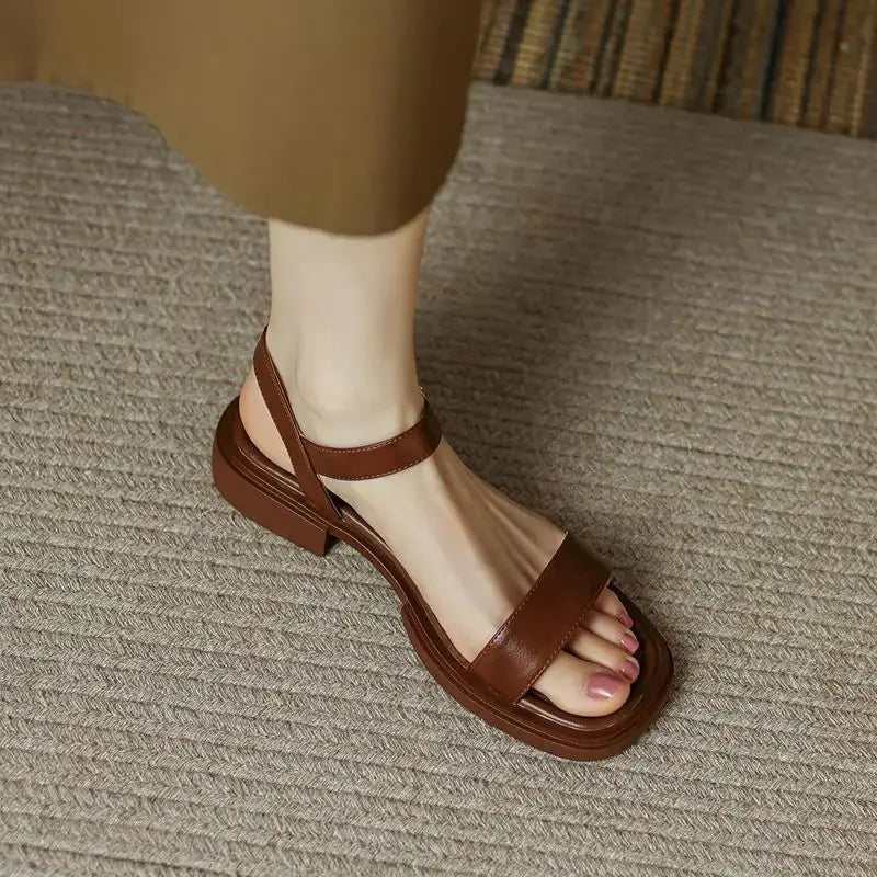 Chloe™| Juneya Leather Sandals - Benjamin New York