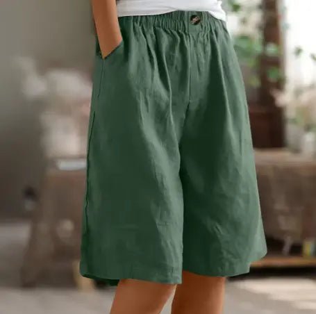 Ellen | Breezy Everyday Linen Shorts - Benjamin New York