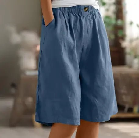 Ellen | Breezy Everyday Linen Shorts - Benjamin New York