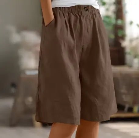 Ellen | Breezy Everyday Linen Shorts - Benjamin New York