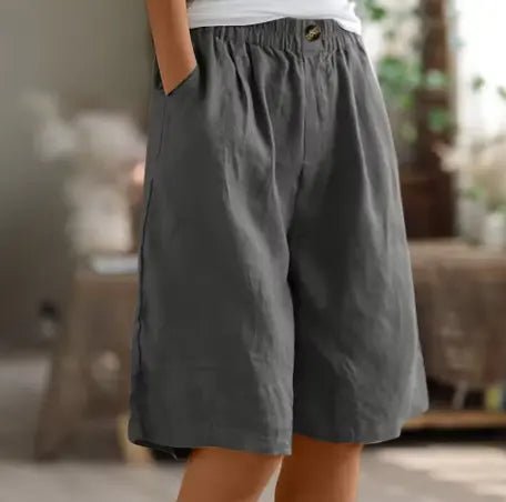 Ellen | Breezy Everyday Linen Shorts - Benjamin New York