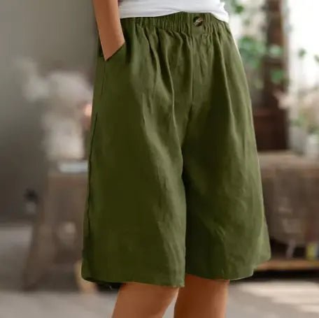 Ellen | Breezy Everyday Linen Shorts - Benjamin New York