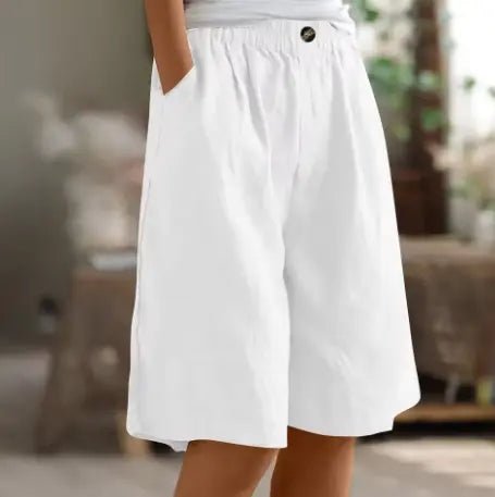 Ellen | Breezy Everyday Linen Shorts - Benjamin New York