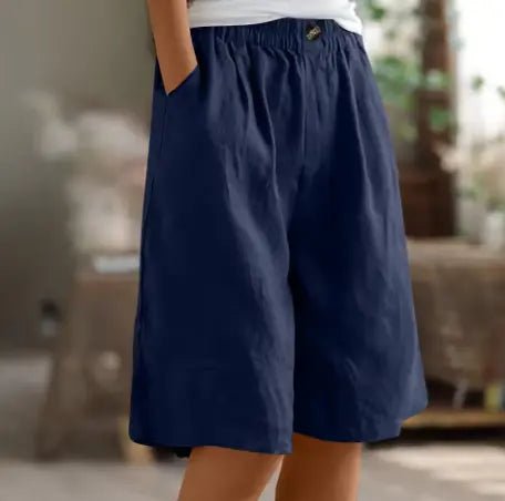 Ellen | Breezy Everyday Linen Shorts - Benjamin New York