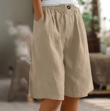 Ellen | Breezy Everyday Linen Shorts - Benjamin New York