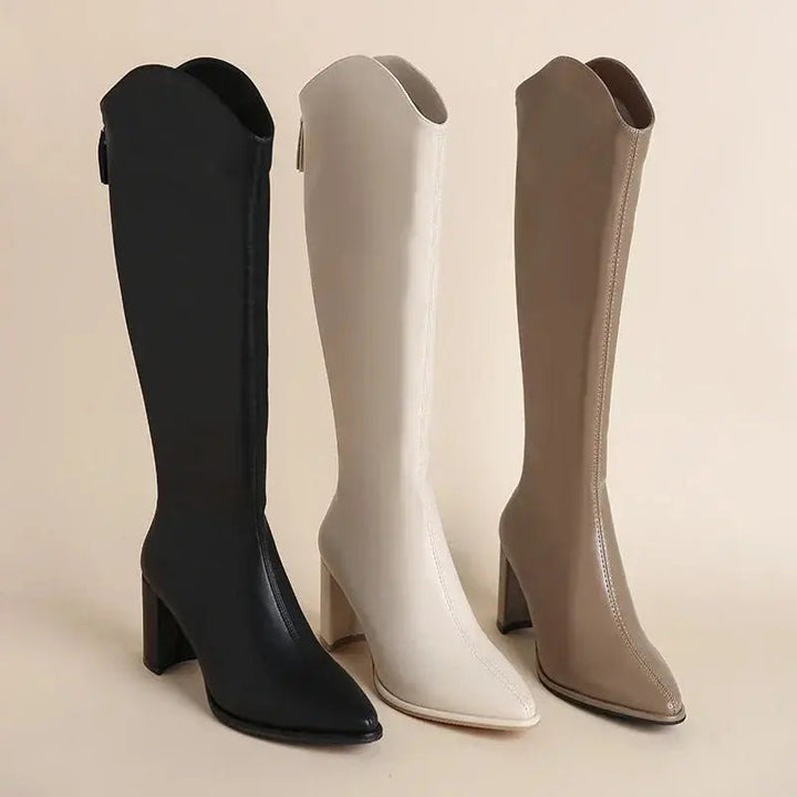 Chloe™| Isolde Leather Boots - Benjamin New York