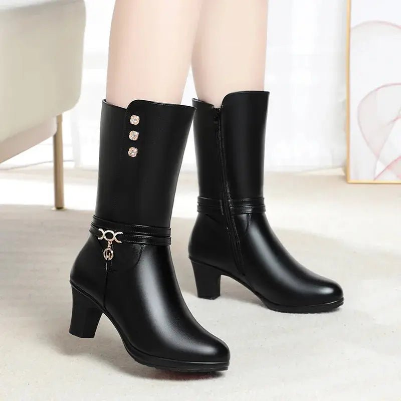 Chloe™| Arabella Leather Boots - Benjamin New York