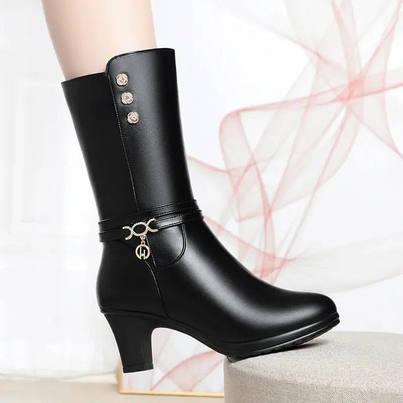 Chloe™| Arabella Leather Boots - Benjamin New York