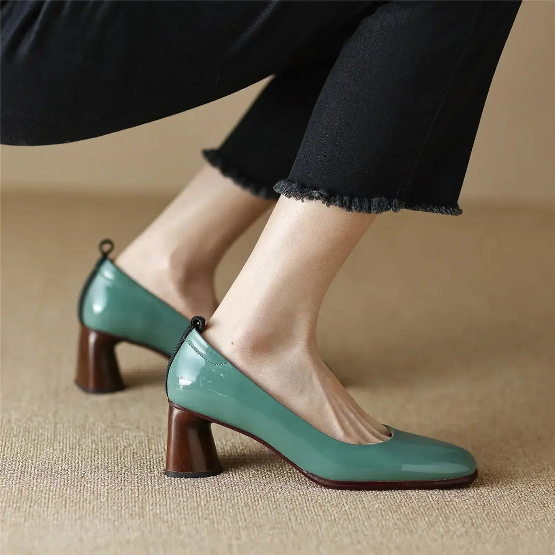 Chloe™| Mavis Mid Heeled Pumps - Benjamin New York