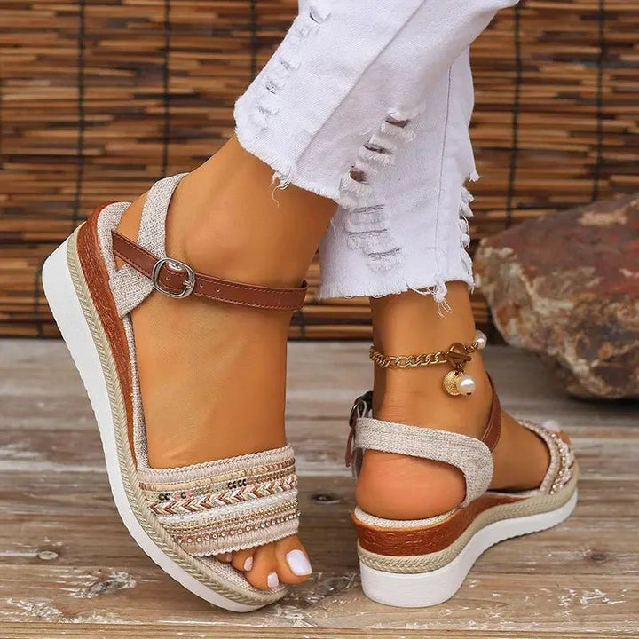 Chloe™ | Amira Casual Summer Sandals - Benjamin New York