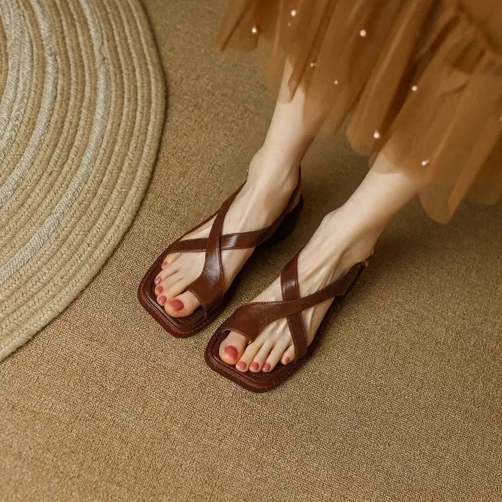 Chloe™| Adela Leather Sandals - Benjamin New York