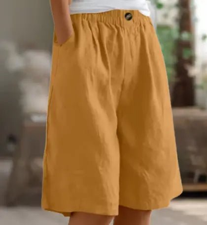 Ellen | Breezy Everyday Linen Shorts - Benjamin New York