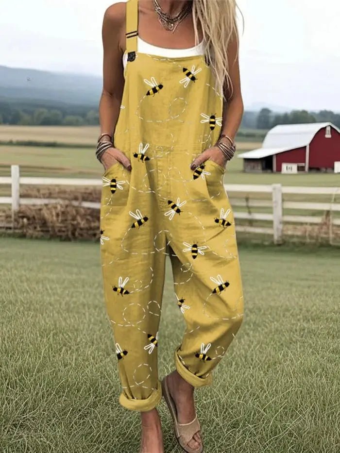 Ellie | Farmyard Fun Relaxed Overalls - Benjamin New York