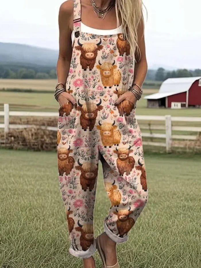 Ellie | Farmyard Fun Relaxed Overalls - Benjamin New York