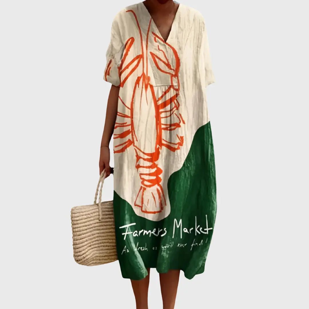 Harriet | Market Day Coastal Dress - Benjamin New York