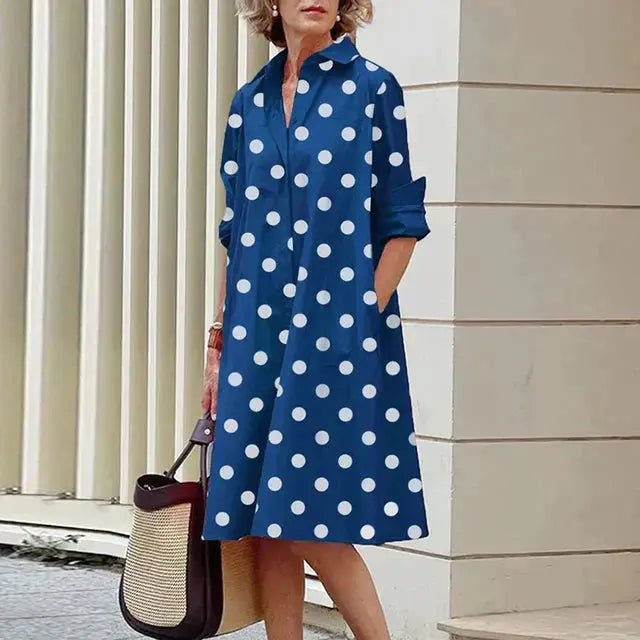 Isla | Vibrant Button - Up Shirt Dress - Benjamin New York