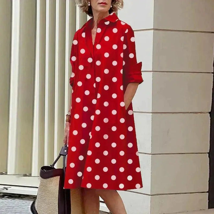 Isla | Vibrant Button - Up Shirt Dress - Benjamin New York