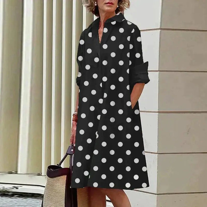 Isla | Vibrant Button - Up Shirt Dress - Benjamin New York